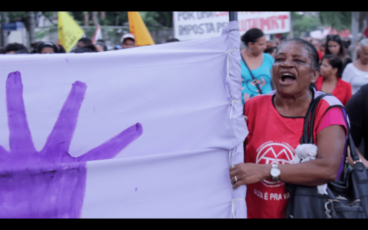 Woman protester May 22